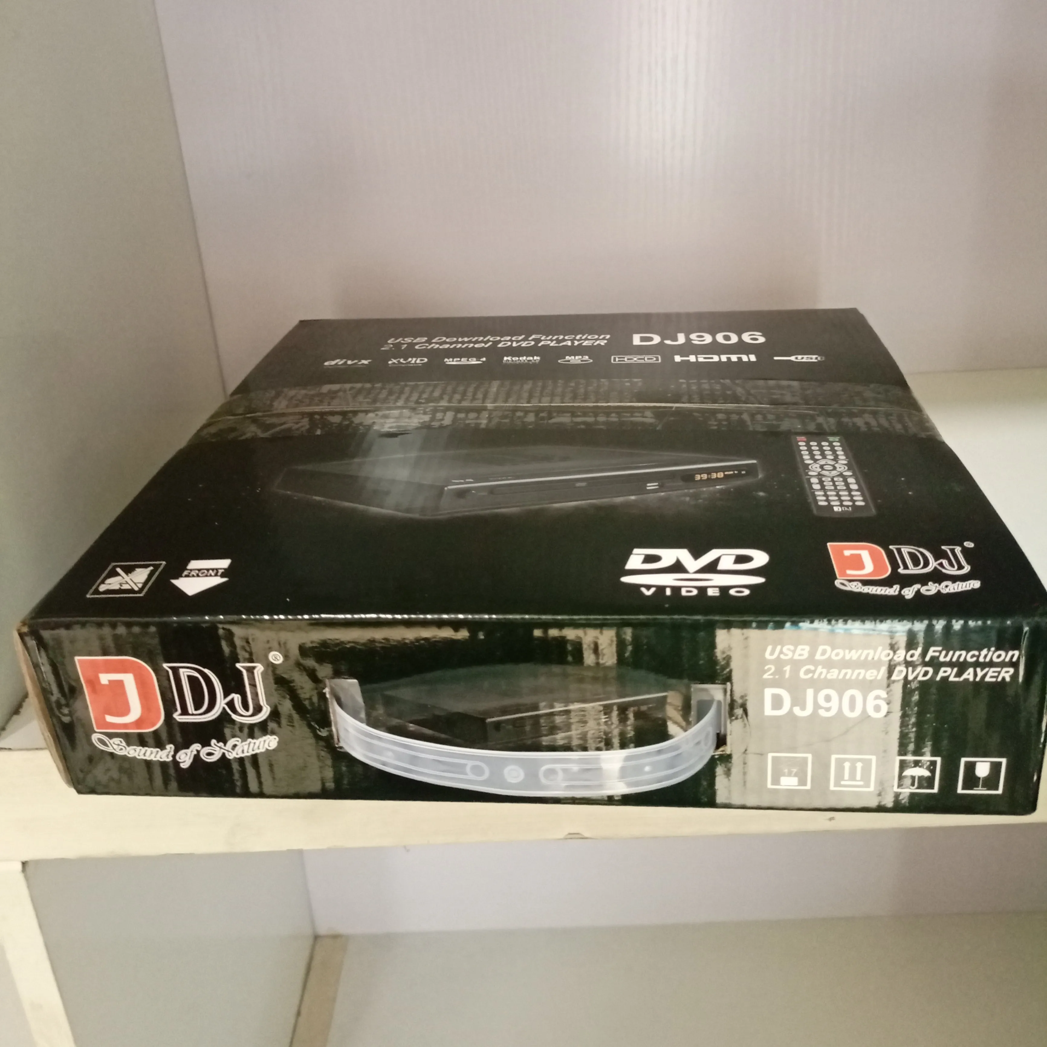 DJACK DJ906 Multi-Playback DVD Player with Last Memory and USB & SD Support - Brand New