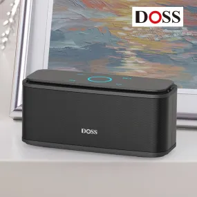 DOSS SoundBox Wireless 5.0 Speaker, Capacitive Touch Control, 12W HD Sound and Bass, 20H Playtime, Built-in MIC Hands Free, Portable Speaker for Computer Laptop Cellphone