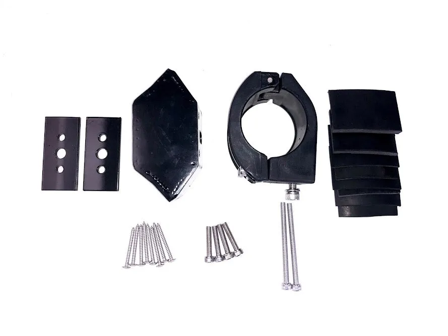 Dual 6.5"  Painted Fiberglass Wakeboard Tower Speaker Enclosures Black