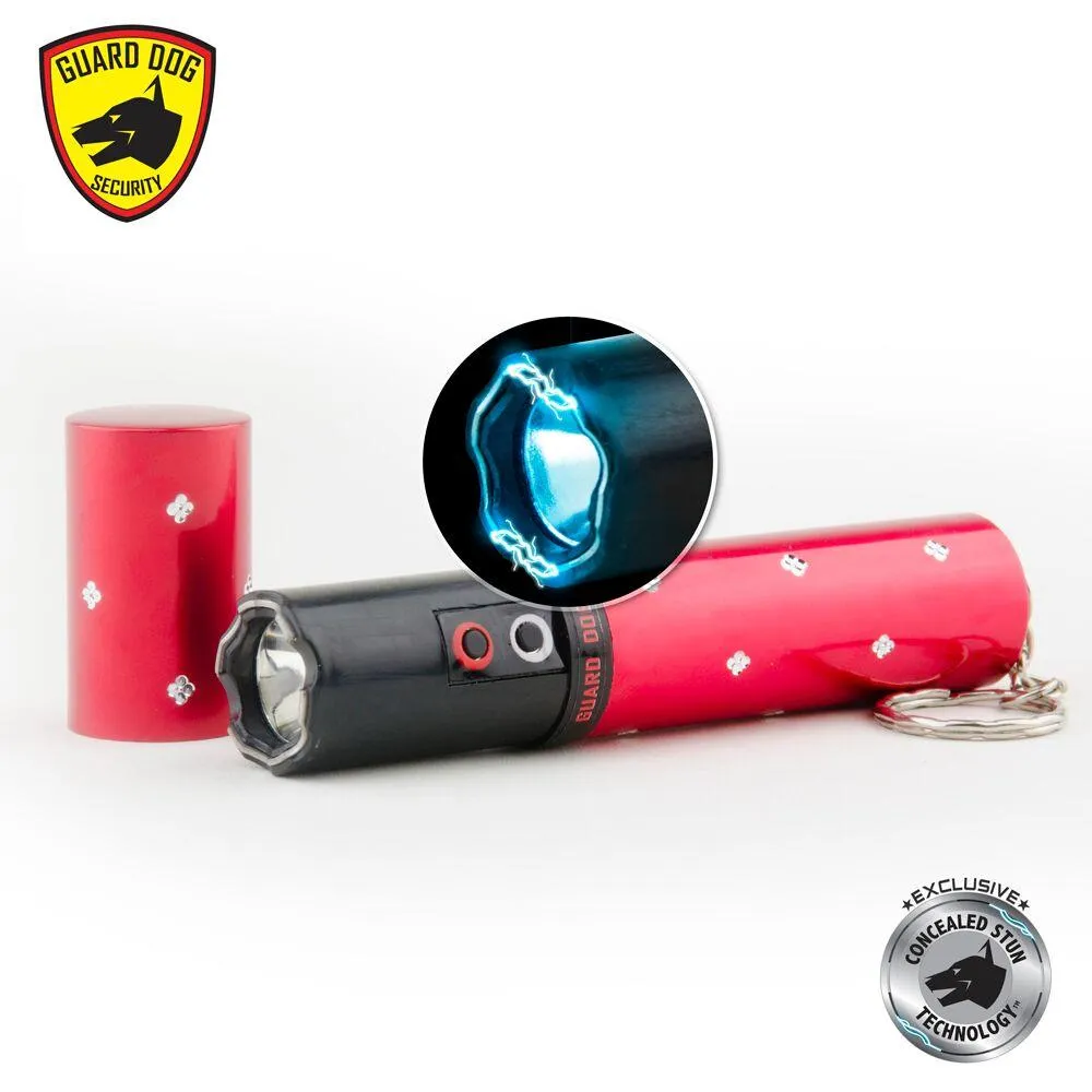 Electra Gift Set Black Spray and Red Lipstick Stun Gun