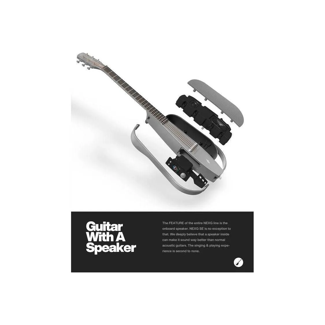 Enya NexG SE Electric Guitar - Silver