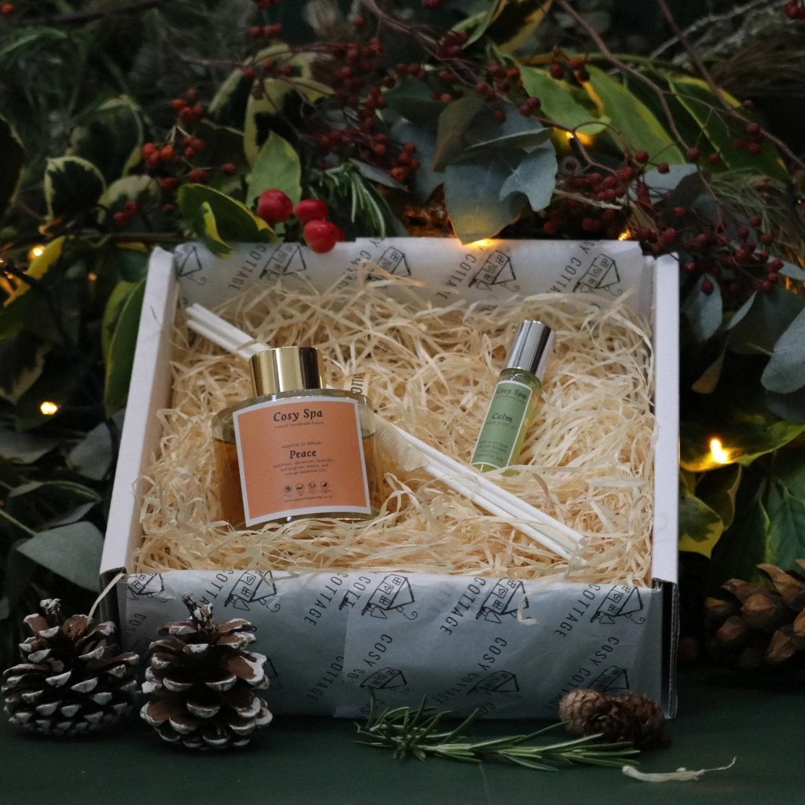 Essence Of Peace & Comfort Christmas Diffuser Gift Box