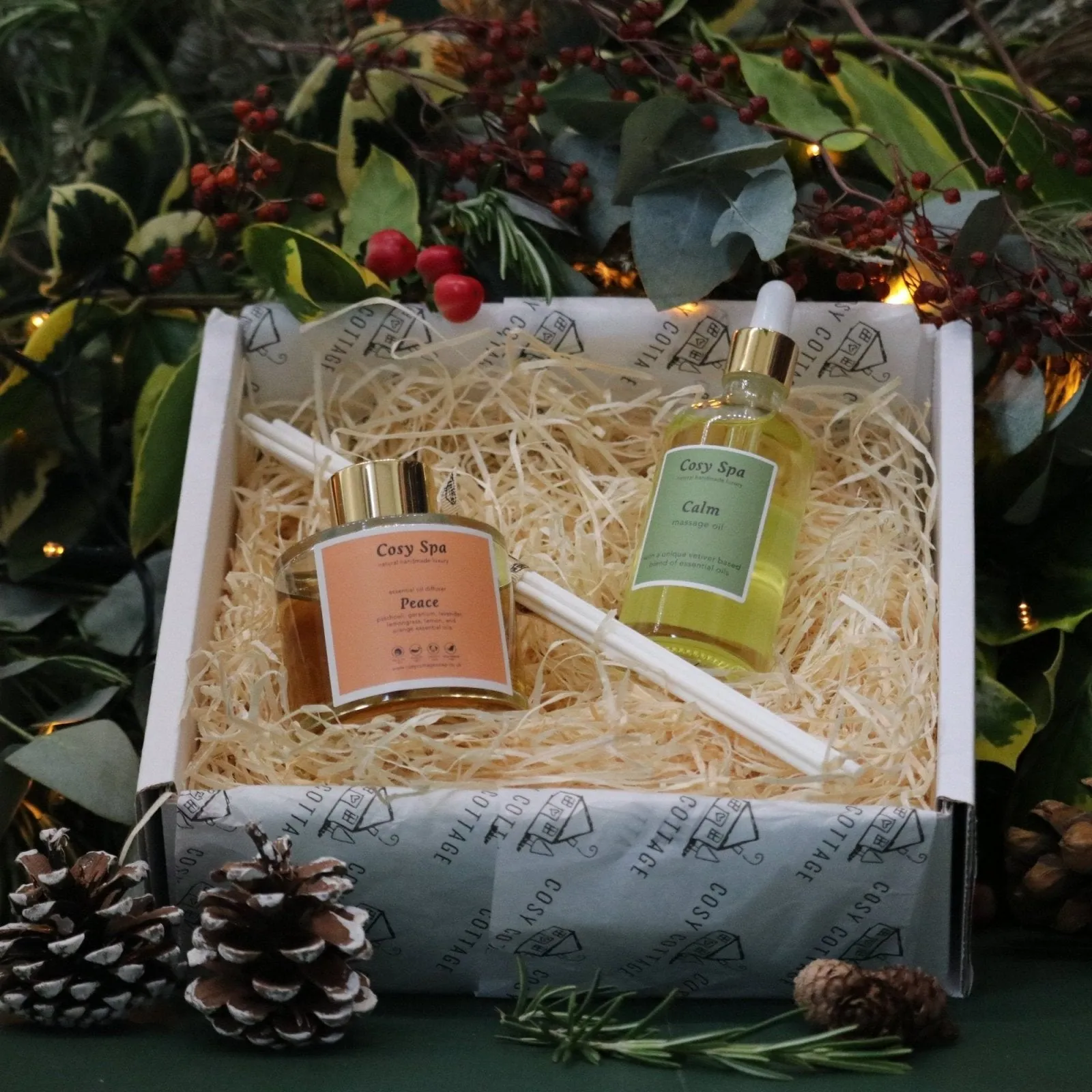 Essence Of Peace & Comfort Christmas Diffuser Gift Box