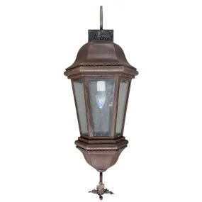 Exterior Wall Light Sconce, Large, Bronze, Traditional