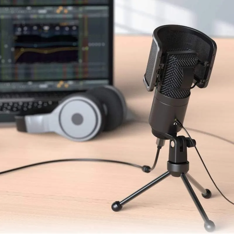 Fifine K683A Type-C Cardioid  USB Microphone   TRIPOD