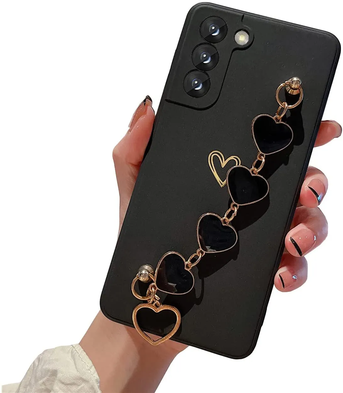 Galaxy S21 Plus Cute Heart Case for Women & Girls
