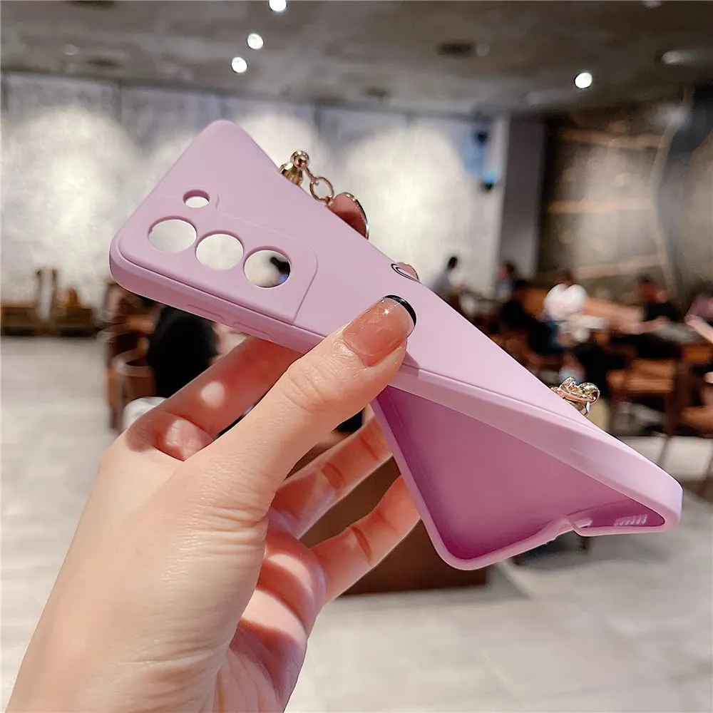 Galaxy S21 Plus Cute Heart Case for Women & Girls
