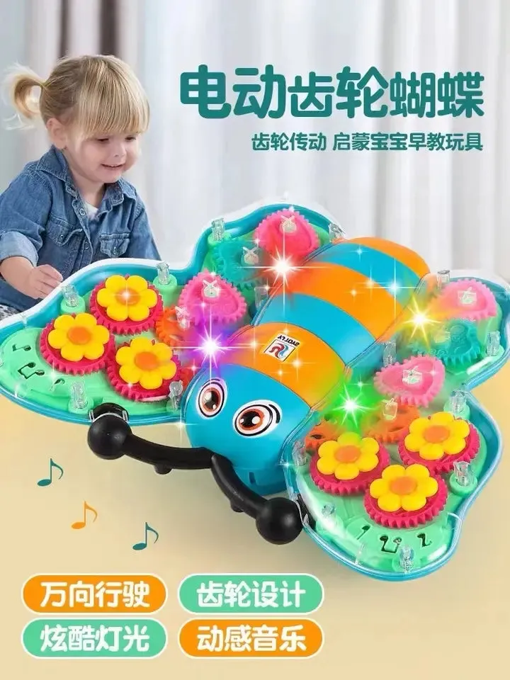 Gear Butterfly With Light & Music