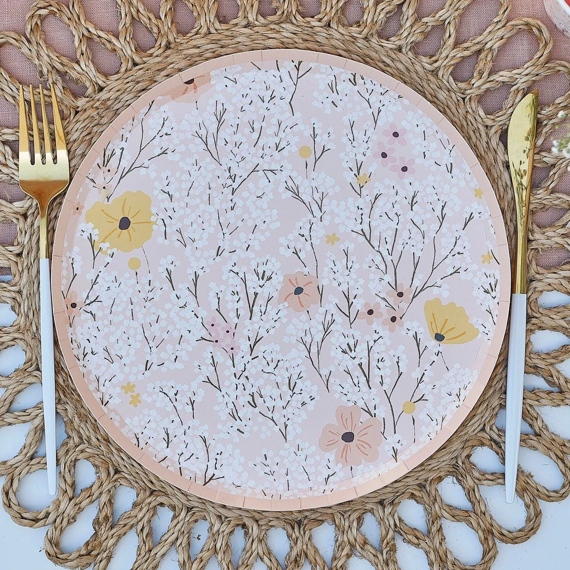 Ginger Ray Paper Printed Plates 8PCS