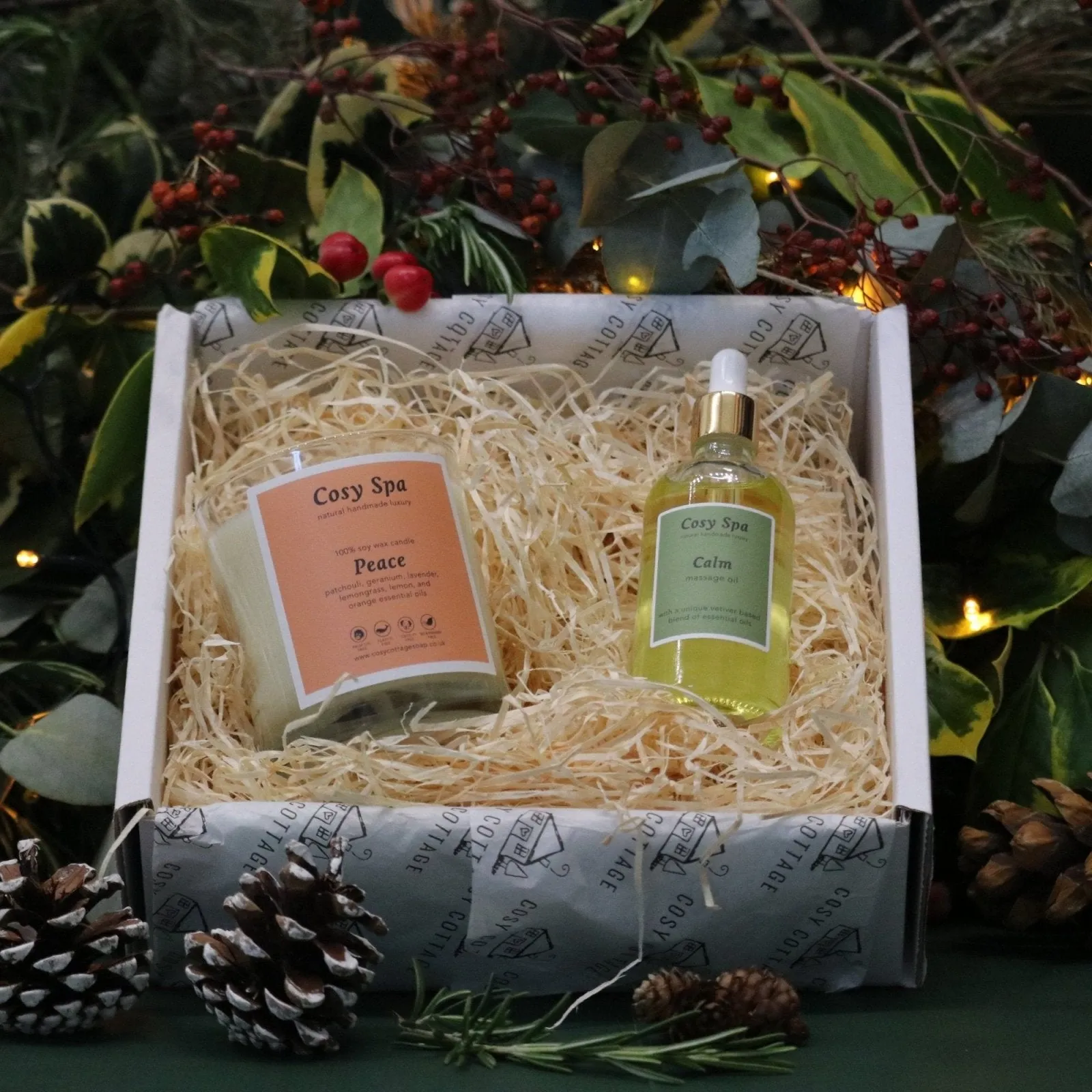 Glow Of Peace & Comfort Christmas Candle Gift Box