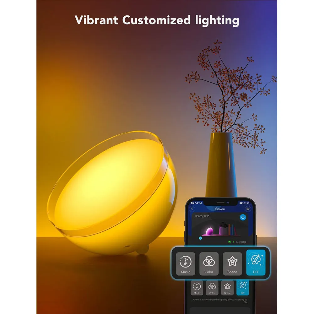 Govee Aura RBGBIC Smart Table Lamp - White | H60522D1-OF-UK