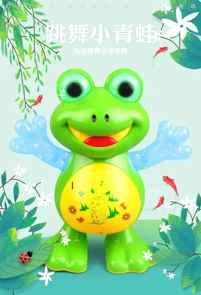 Goyal's Dancing Frog Toy with Music Flashing Lights and Real Dancing Action (Frog)