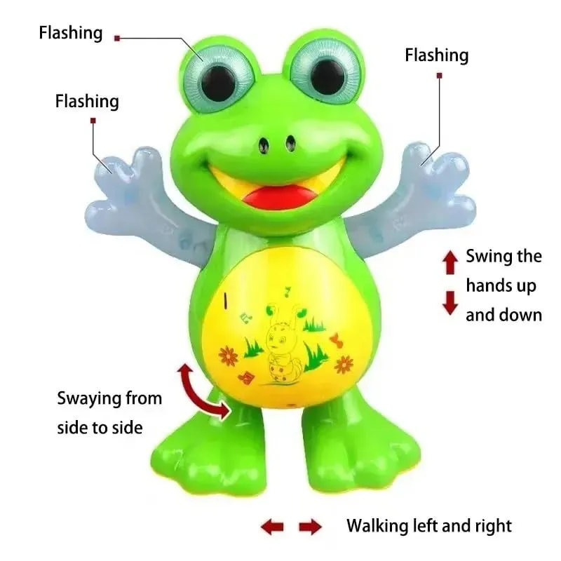 Goyal's Dancing Frog Toy with Music Flashing Lights and Real Dancing Action (Frog)