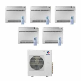 GREE Multi Gen2 Series 42,000 BTU 5-Zone Mini Floor Console 9K 12K 12K 12K 12K Ductless Mini-Split System