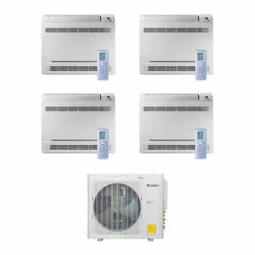 GREE Multi  Ultra Series 36,000 BTU 4-Zone Mini Floor Console 9K 9K 9K 9K Ductless Mini-Split System