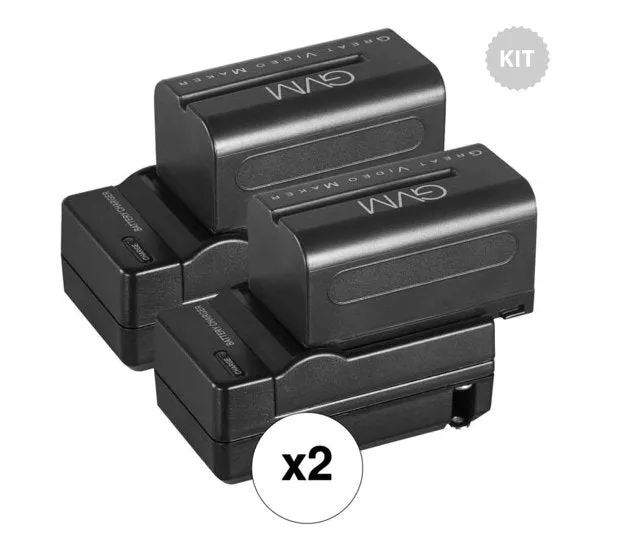 GVM NPF 750 Li-ion Replacement Batteries and Chargers