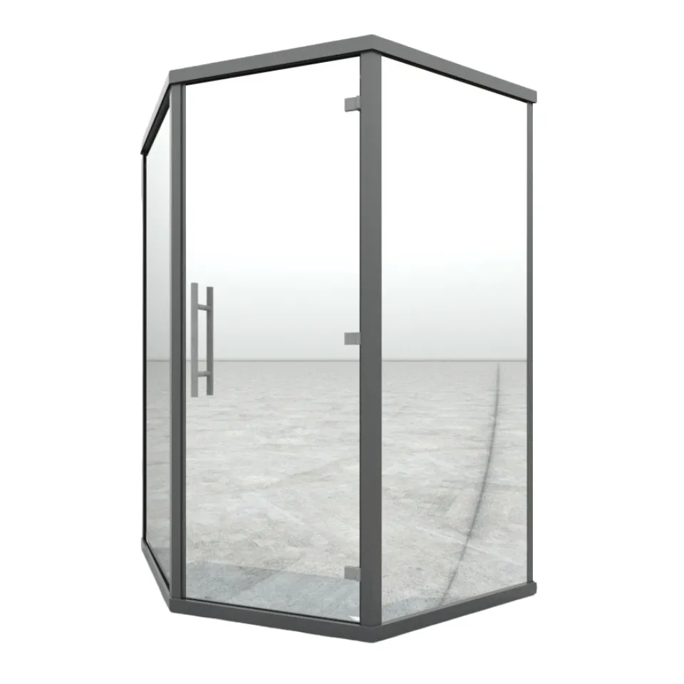 Haljas Hele Glass Mini | 3-Person Pre-Assembled Luxury Outdoor Glass Traditional Sauna