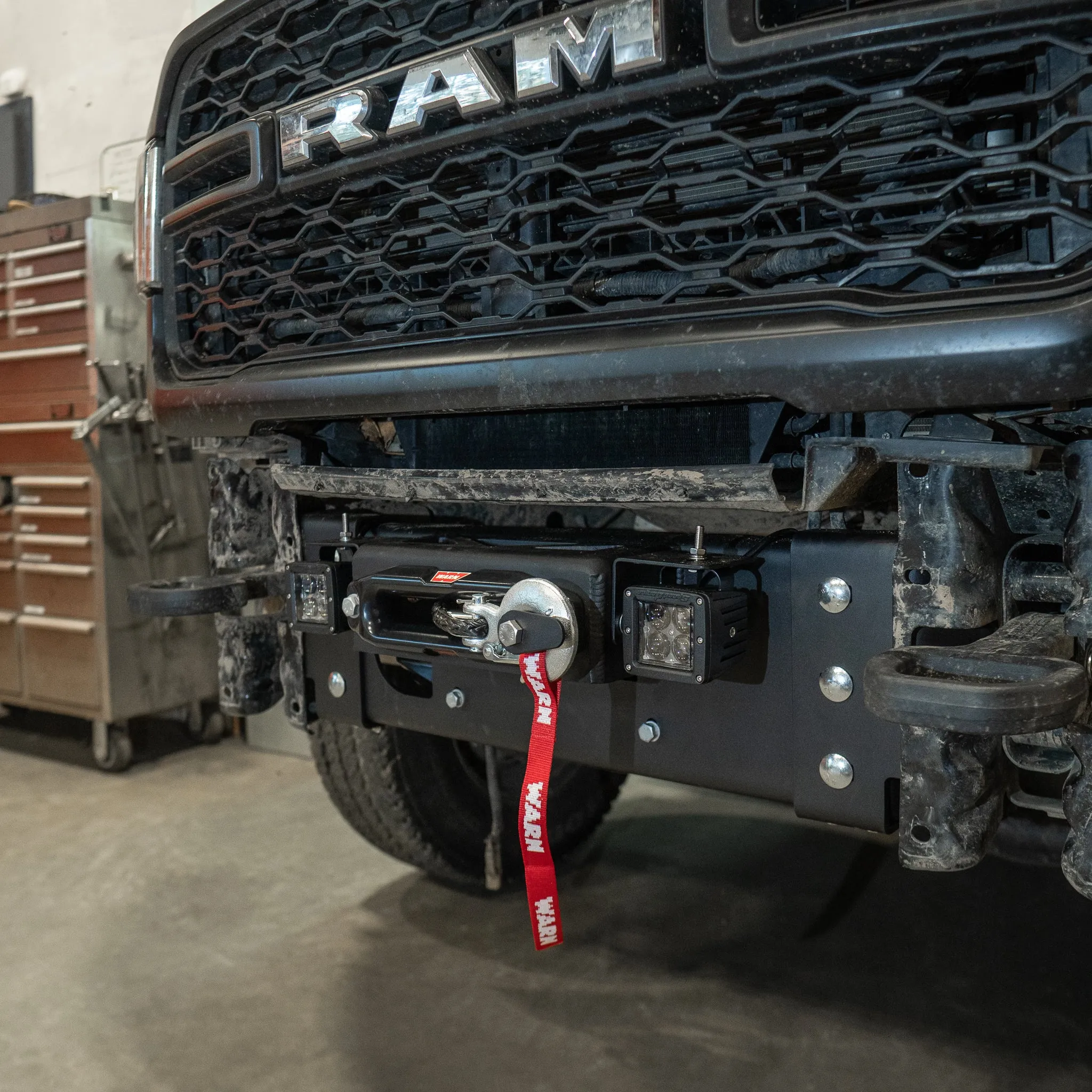 Hidden Winch Mount | 2019-2024 RAM 2500-3500 [6.4L Hemi]