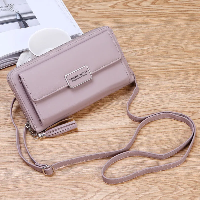 High Capacity Multi-Slot Crossbody Phone Bag