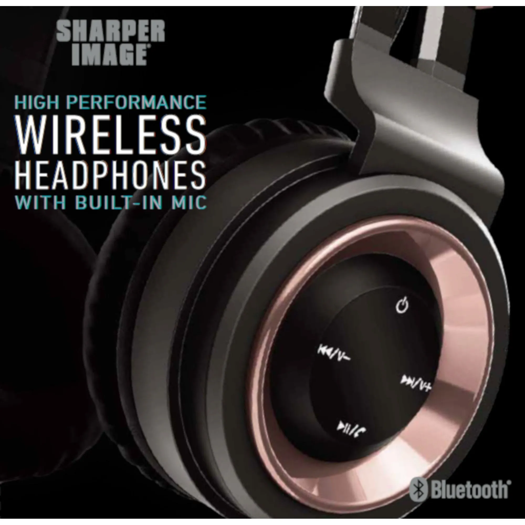 High Performance Wireless Headphones with Built-in Microphone