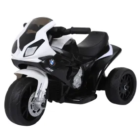HOMCOM Kids Black Electric Ride on Motorcycle BMW S1000RR with Headlights Music