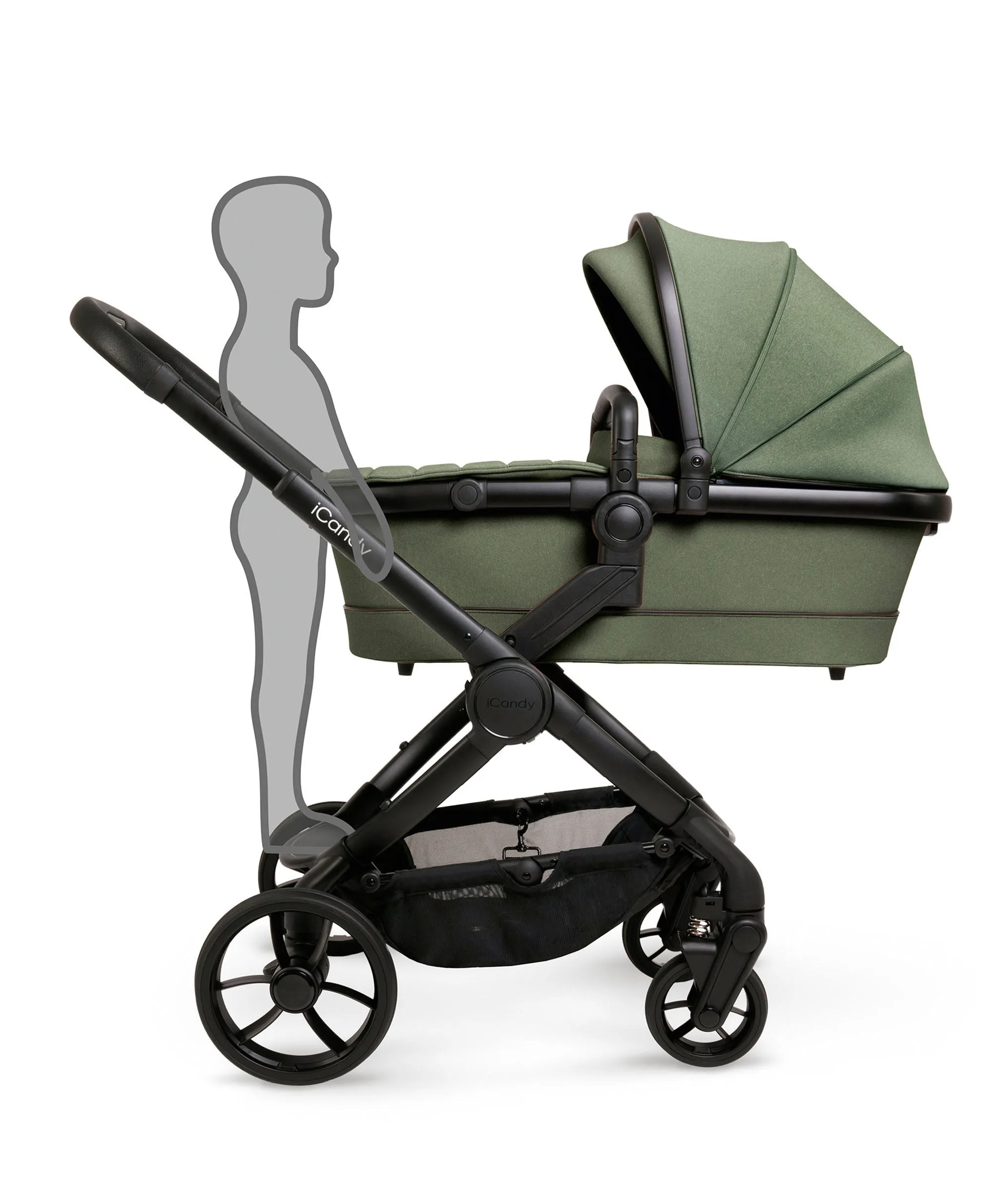 iCandy Peach 7 Complete Pushchair Bundle with Maxi-Cosi Pebble 360 Pro&sup2; Car Seat & Base – Ivy