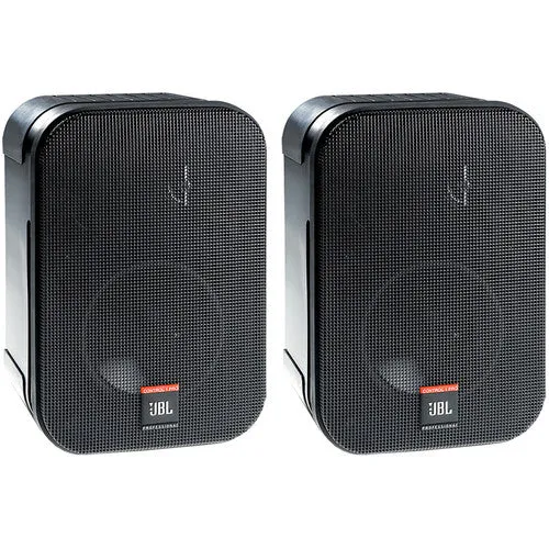 JBL CSS-1S/T Compact 10W/8Ohms 2-Way Loudspeaker w/ Multi-Tap 100V/70V Transformer (Pair)