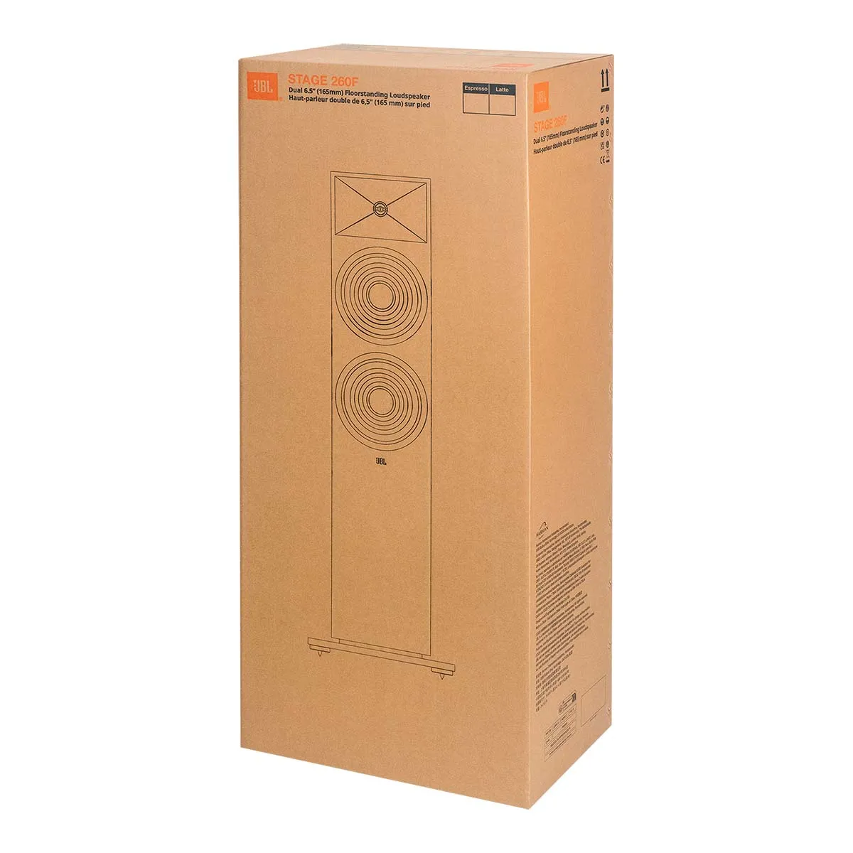JBL Stage 2 260F 2.5-Way Dual 6.5-inch Floorstanding Loudspeaker - Each