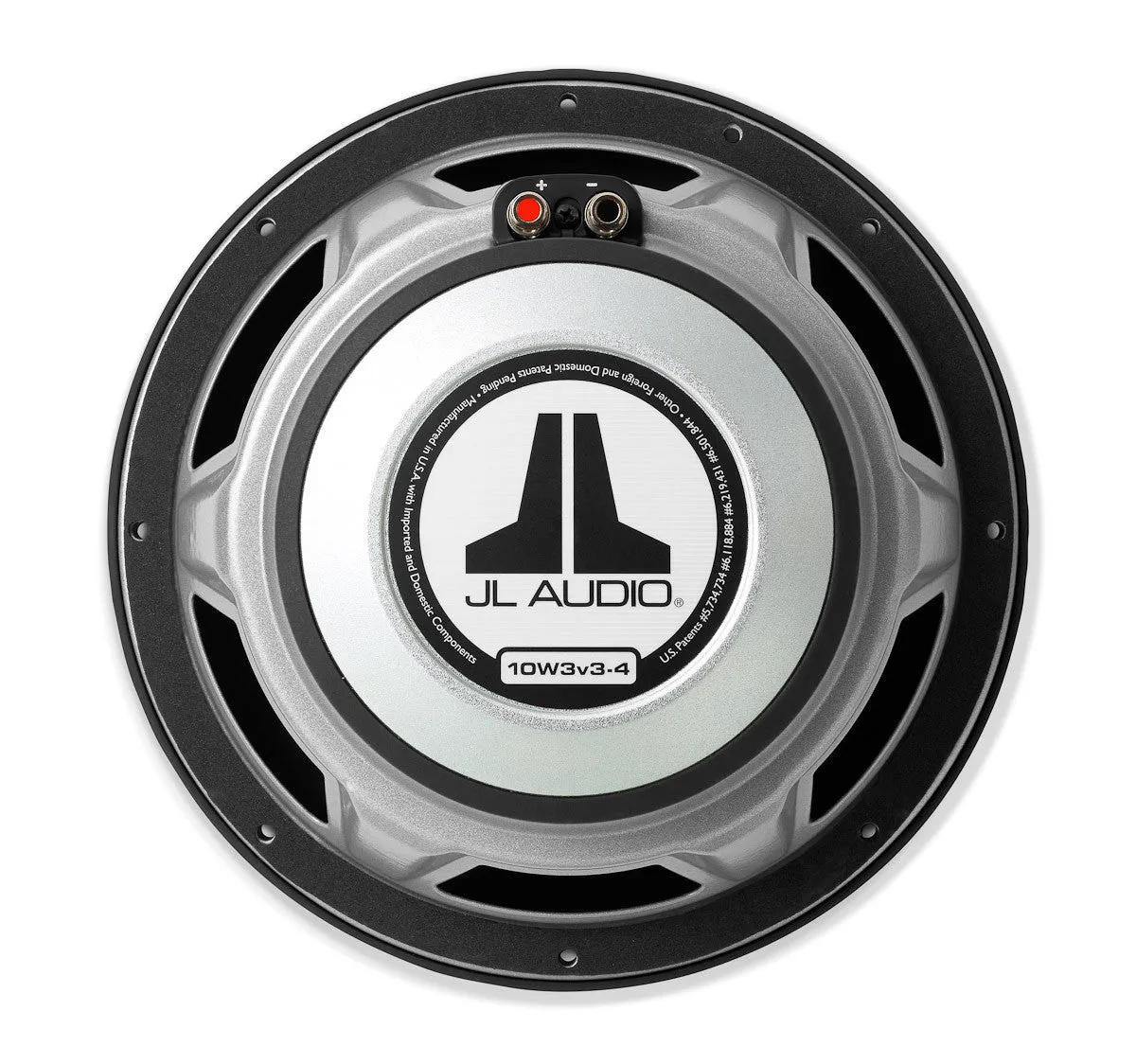 JL Audio 10W3v3-4: 10-inch (250 mm) Subwoofer Driver, 4 Ω