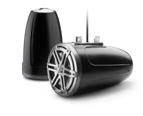 JL Audio M3 7.7in Enclosed Tower Speakers Gray Sport Grille