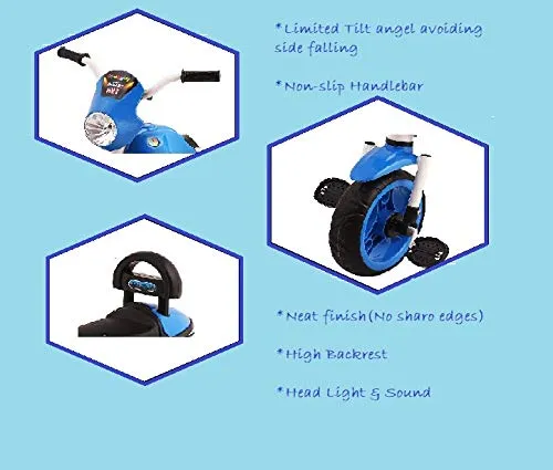 JoyRide Bullet Trike Push Bike Baby Ride On Bike for 2-5 Year Old Boys Girls Kids and Toddlers First Bike Birthday Gift (Blue)