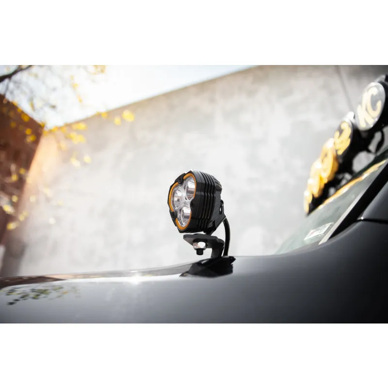 KC HiLiTES Flex Era 3 LED Light Assembly - Combo - 40 Watts - 2 White LED - Bumper/Pillar/Ditch Mount - Aluminum