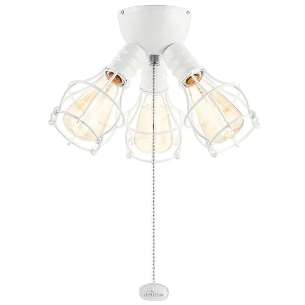 Kichler 380041WH LED Industrial 3 Light Fixture White