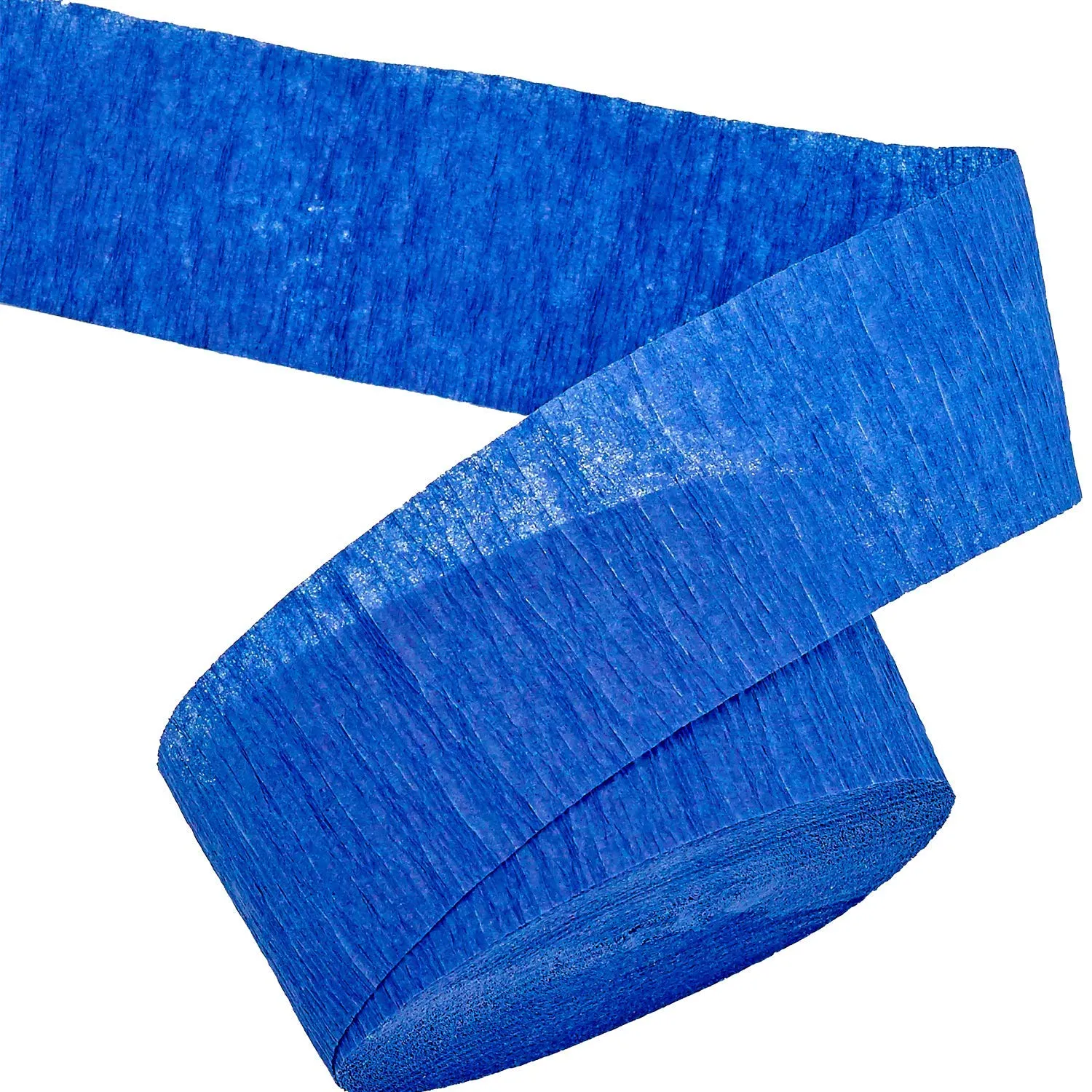 Kicko Navy Blue Crepe Streamers - 2 Pack, 162 Feet x 1.75 Inches - for Kids, Party Favors