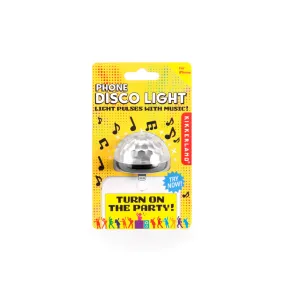 Kikkerland Colorful Disco Ball Lights, Plug in for Iphones, in Black