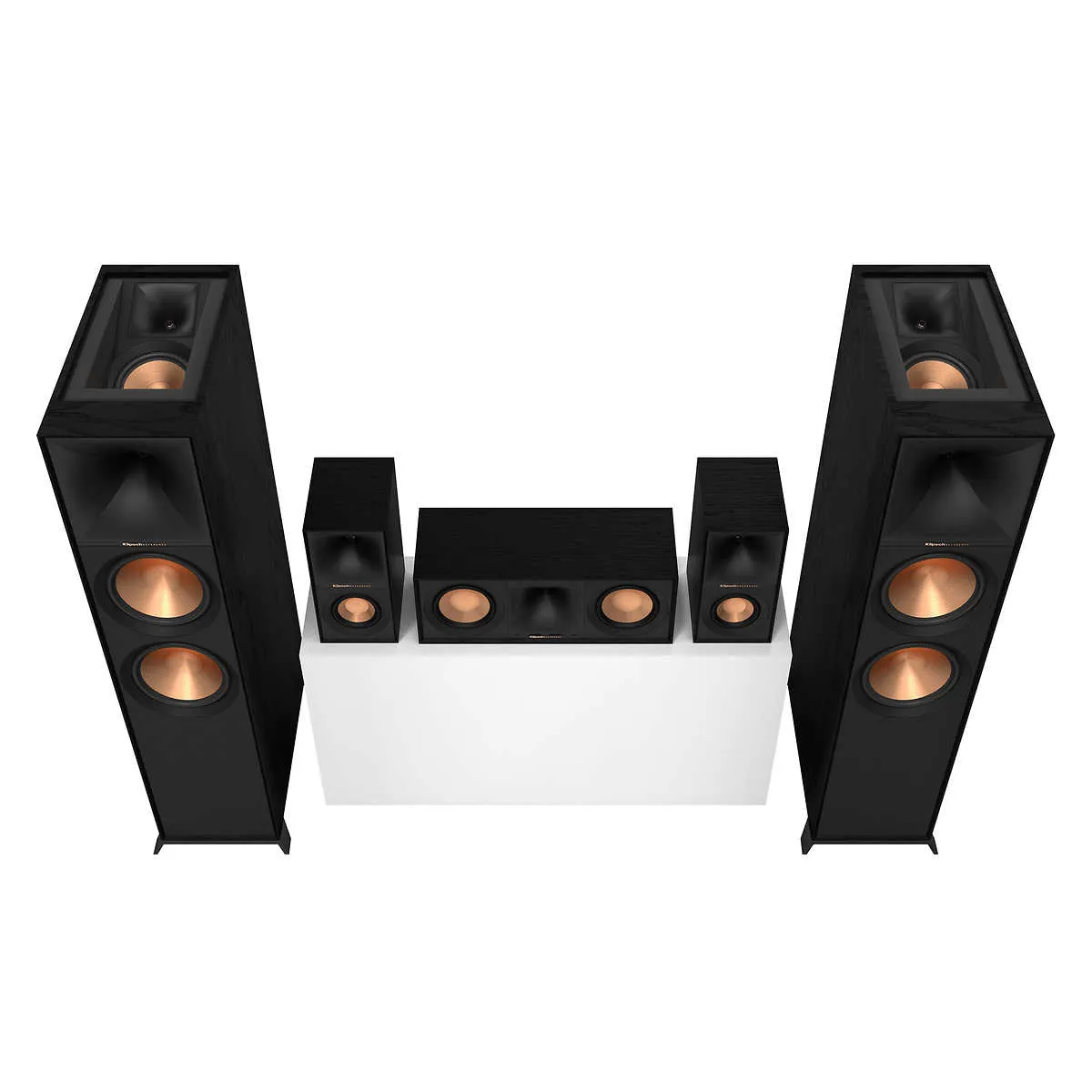 Klipsch Reference Dolby Atmos 5.0.2 Surround System 5 Speakers Bundle R-806-FA R-40M R-50C