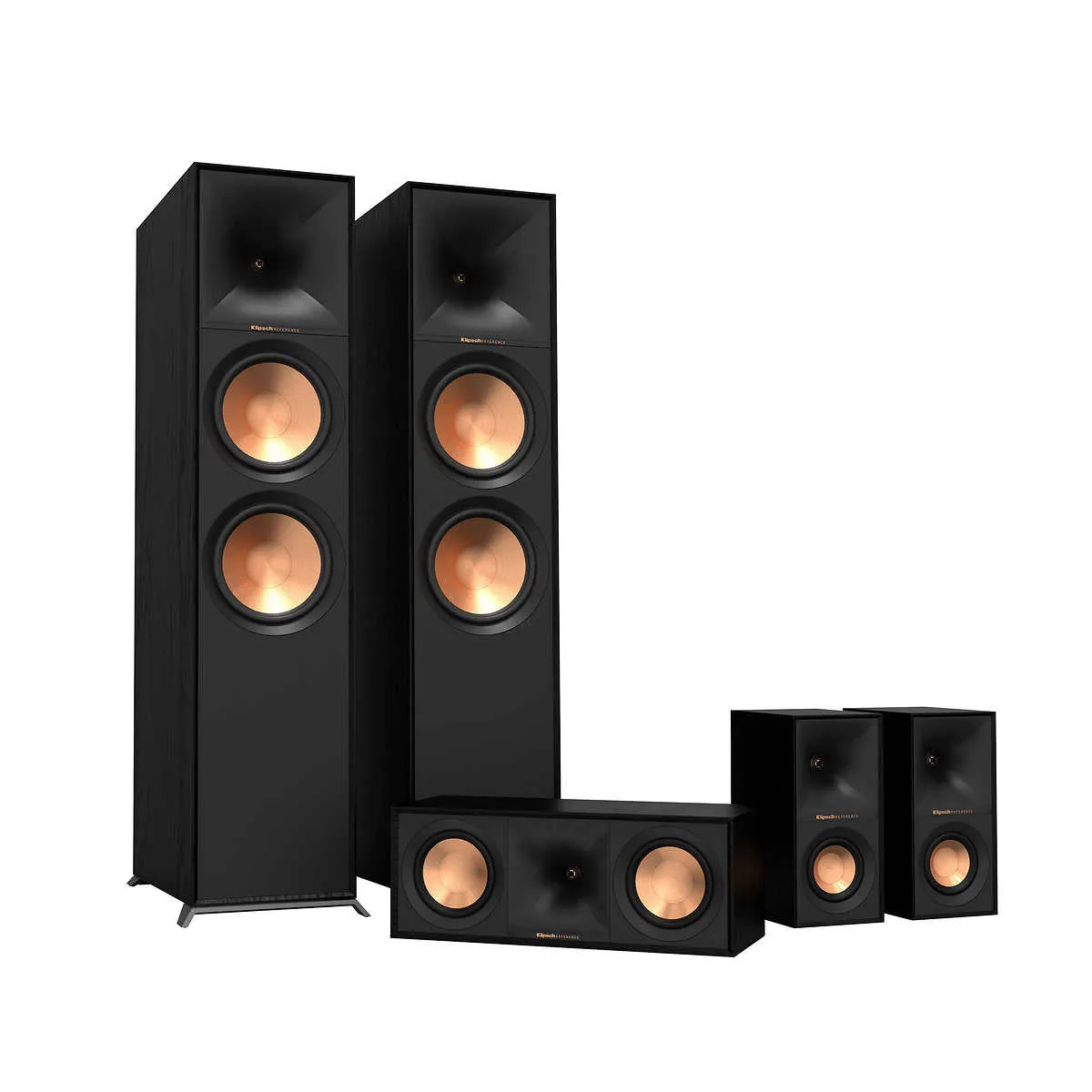Klipsch Reference Dolby Atmos 5.0.2 Surround System 5 Speakers Bundle R-806-FA R-40M R-50C