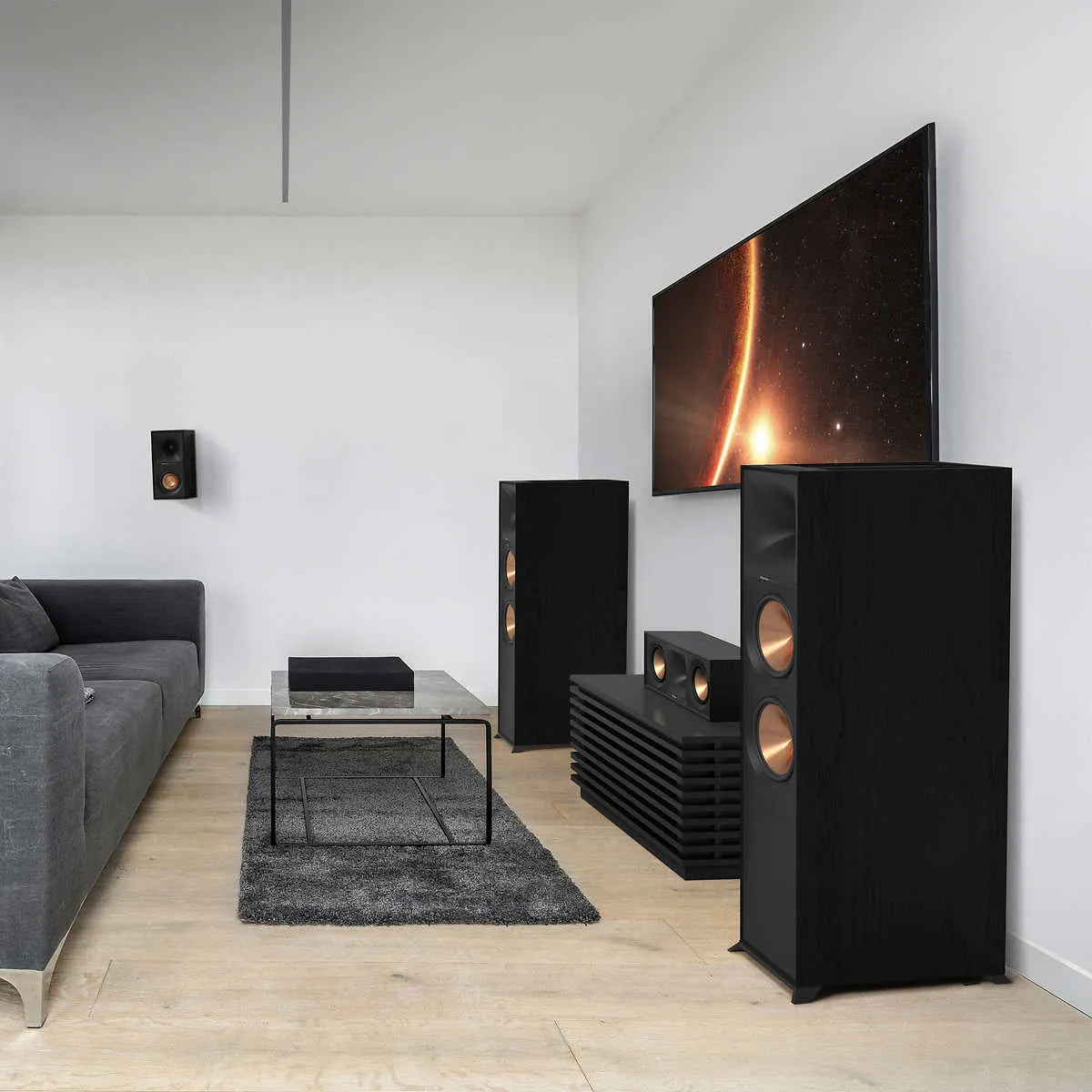 Klipsch Reference Dolby Atmos 5.0.2 Surround System 5 Speakers Bundle R-806-FA R-40M R-50C
