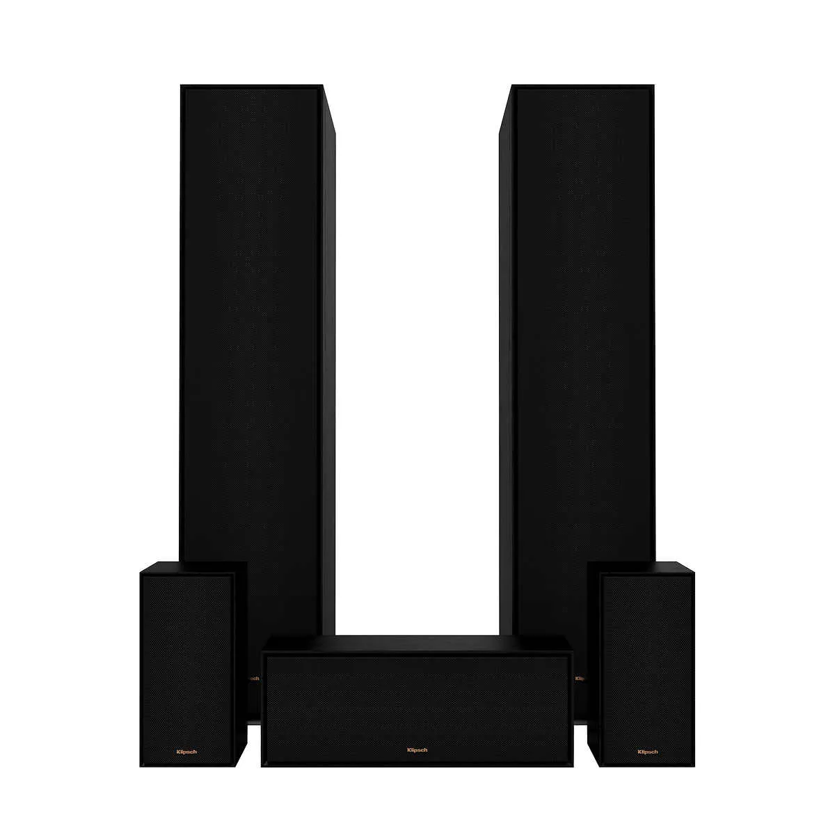 Klipsch Reference Dolby Atmos 5.0.2 Surround System 5 Speakers Bundle R-806-FA R-40M R-50C