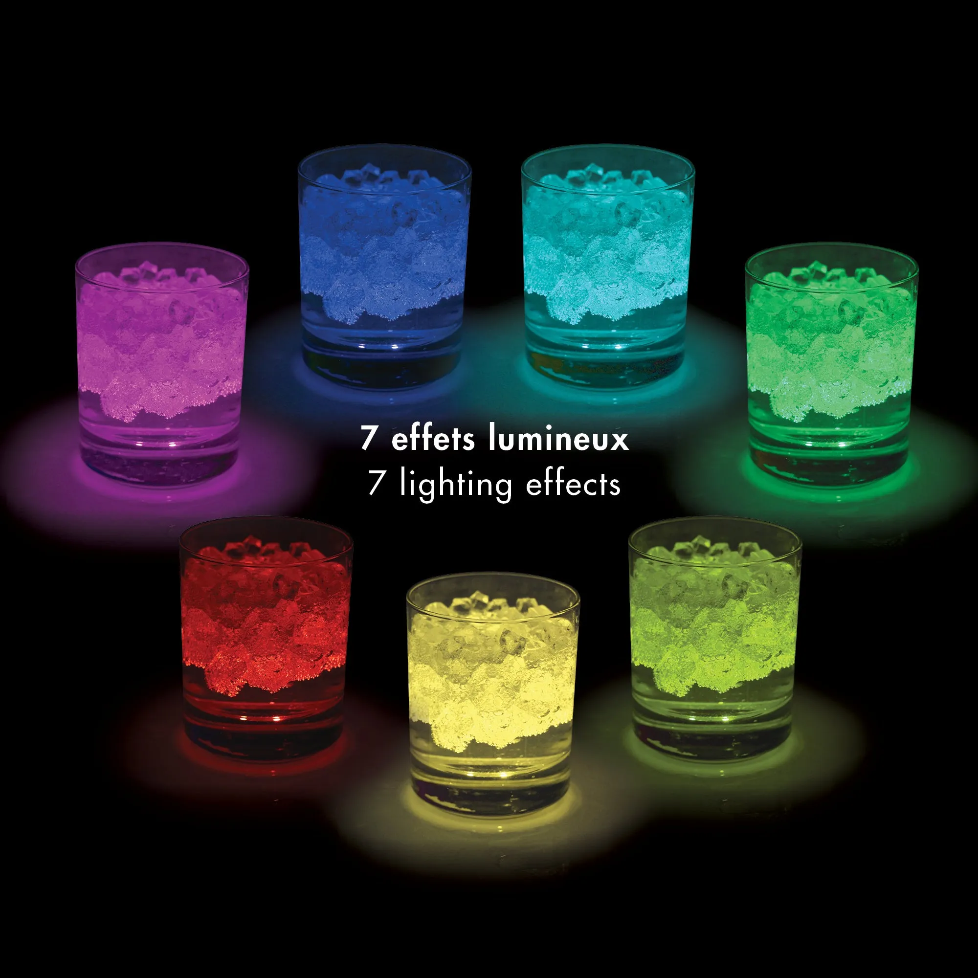 Light Up LED Drink Coasters, Multi-Color LED, Bottle Glorifier, 10 count