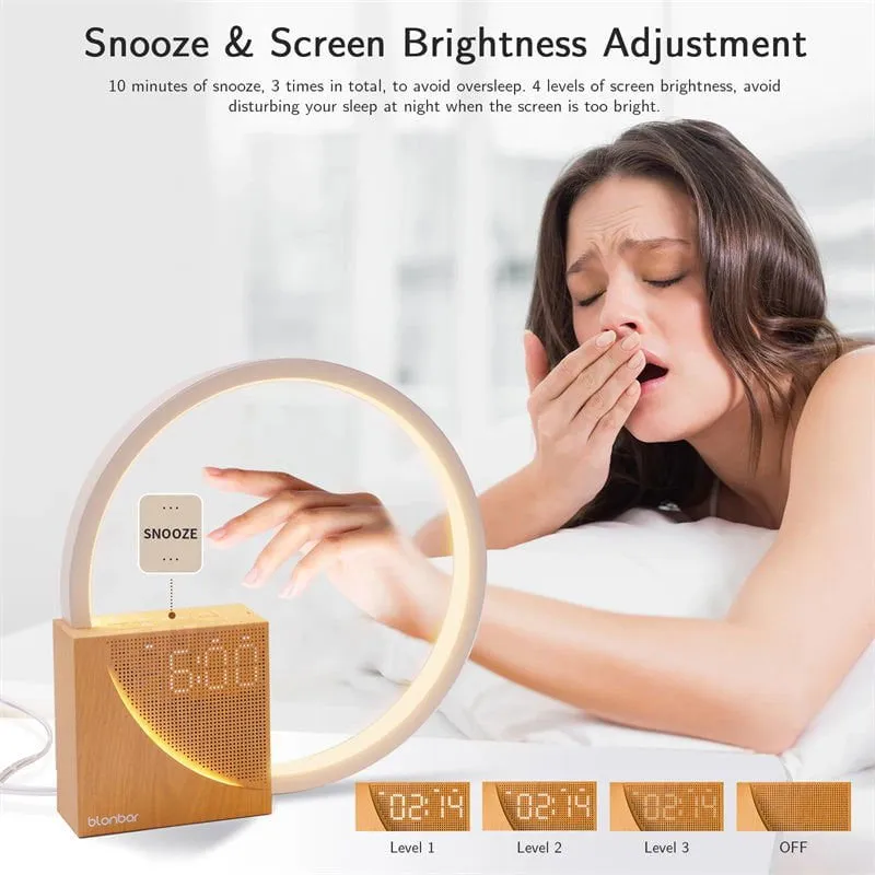 LovelyRLovely Touch Control Bedside Table Lamp With Natural Sounds