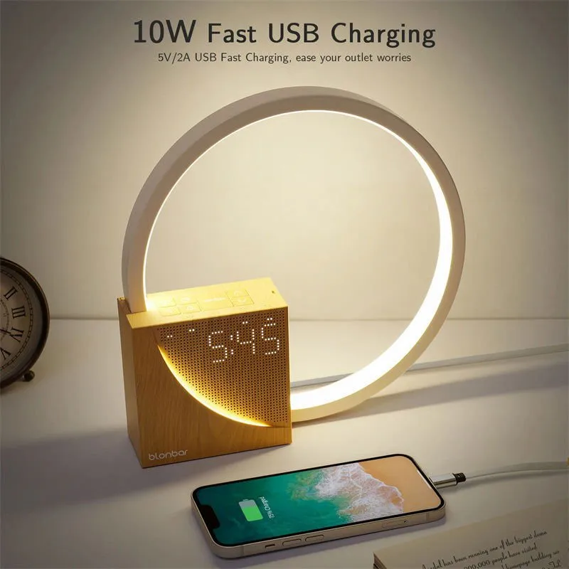 LovelyRLovely Touch Control Bedside Table Lamp With Natural Sounds