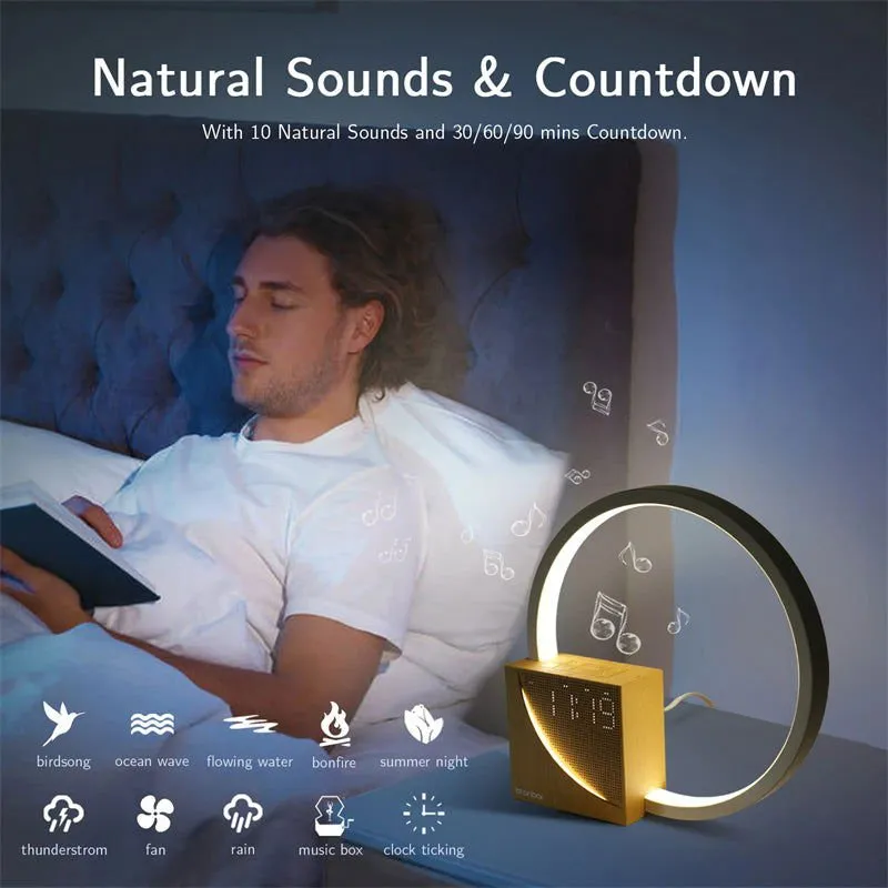 LovelyRLovely Touch Control Bedside Table Lamp With Natural Sounds