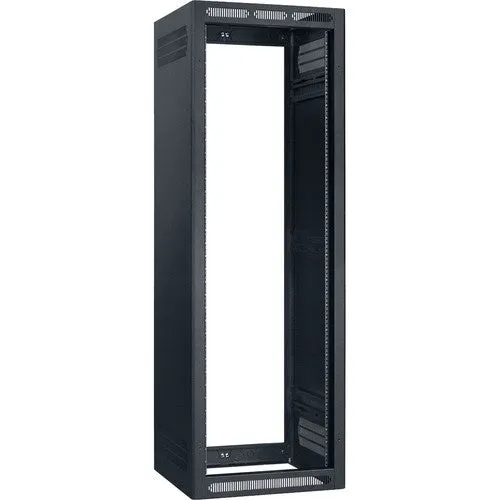 Lowell Mfg Equipment Rack-Enclosed-35U, 27in Deep, with AV Accessory Bundle