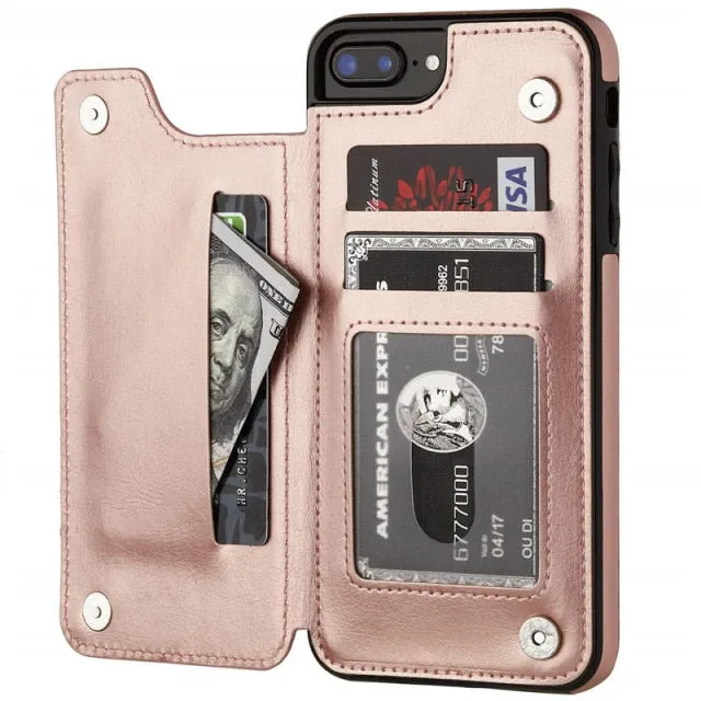 Luxury Leather Slim iPhone 13 Case