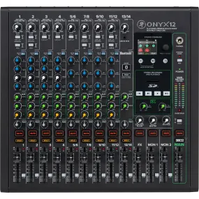 Mackie ONYX12 12-Channel Premium Analog Mixer with Multi-Track USB