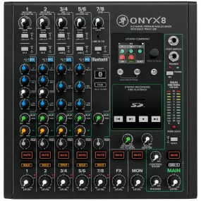 Mackie ONYX8 8-Channel Premium Analog Mixer with Multi-Track USB