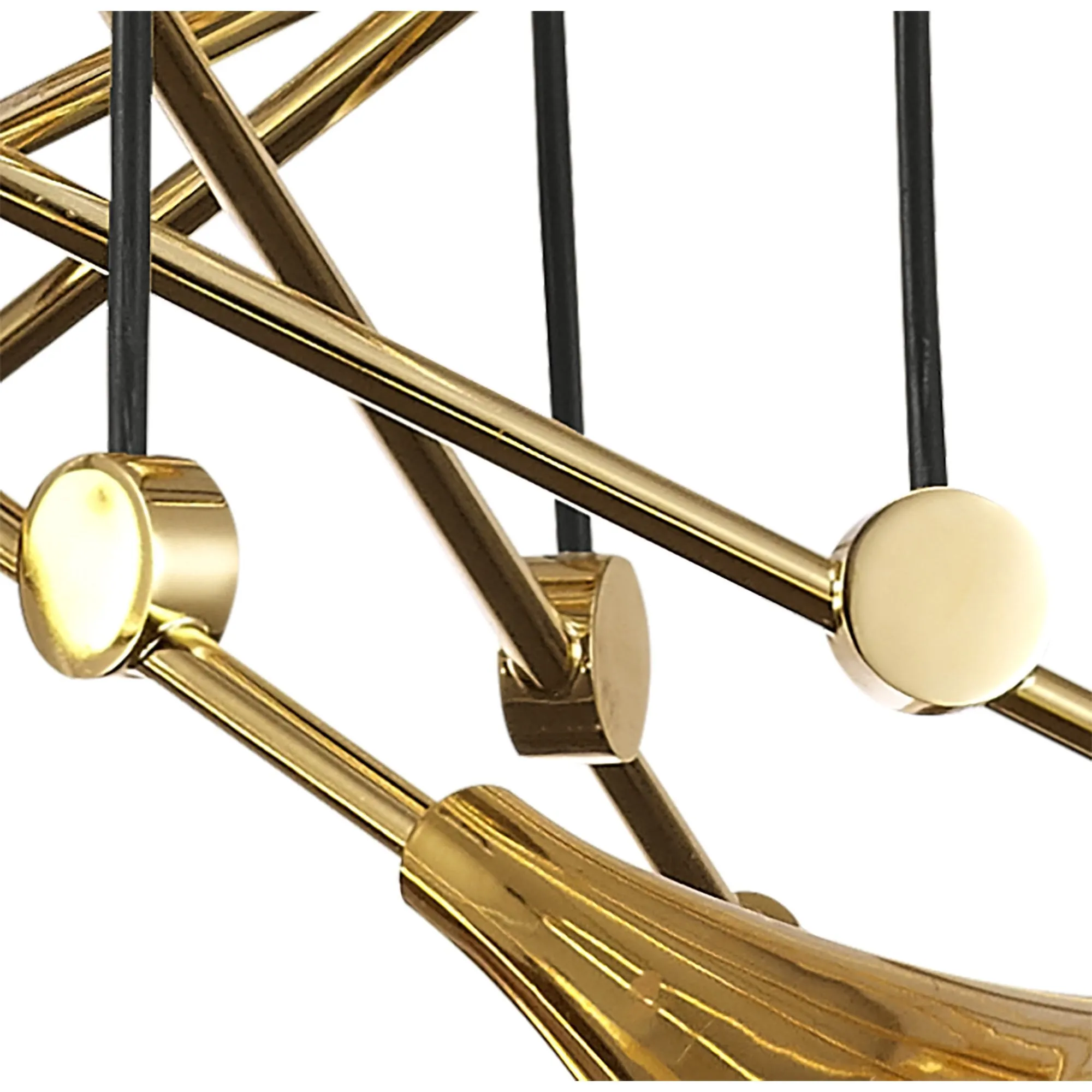 Mantra M5895 Jazz Oro Pendant 6 Light Polished Gold