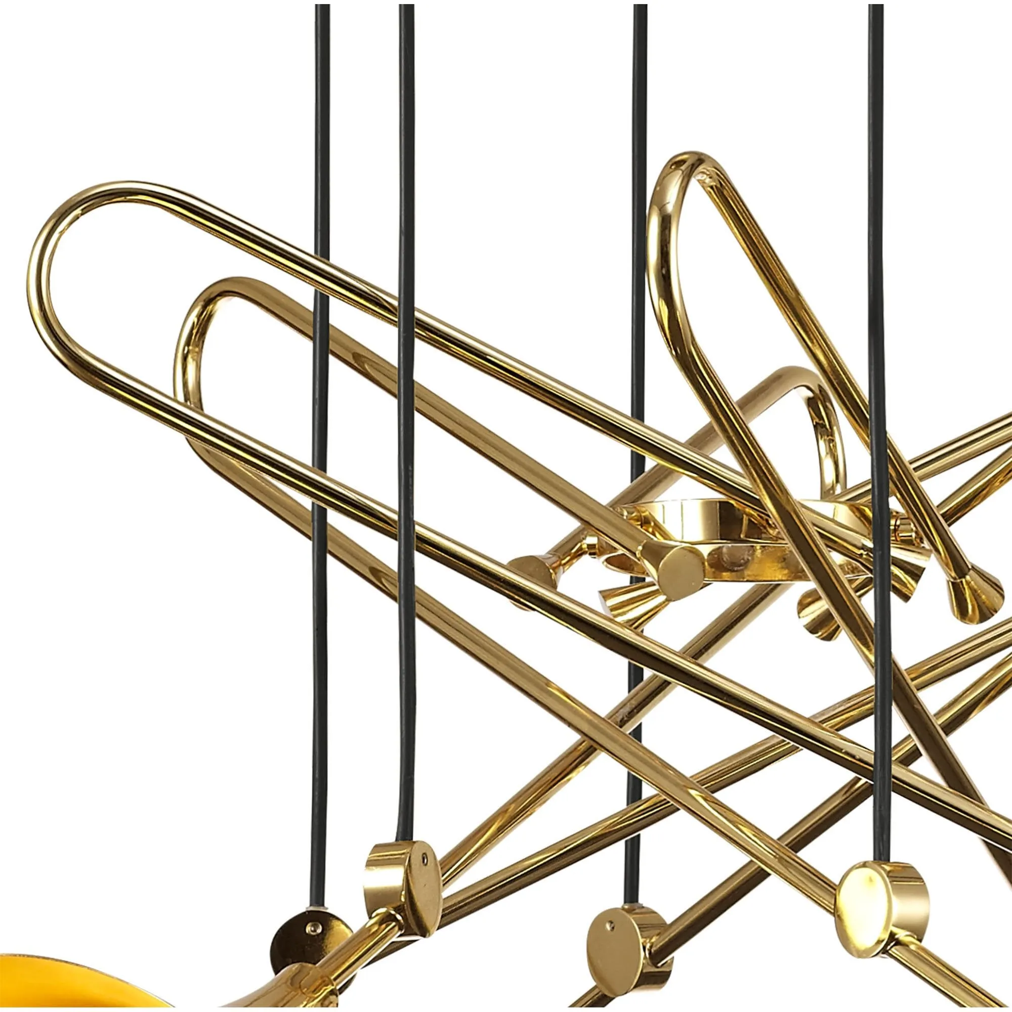 Mantra M5895 Jazz Oro Pendant 6 Light Polished Gold
