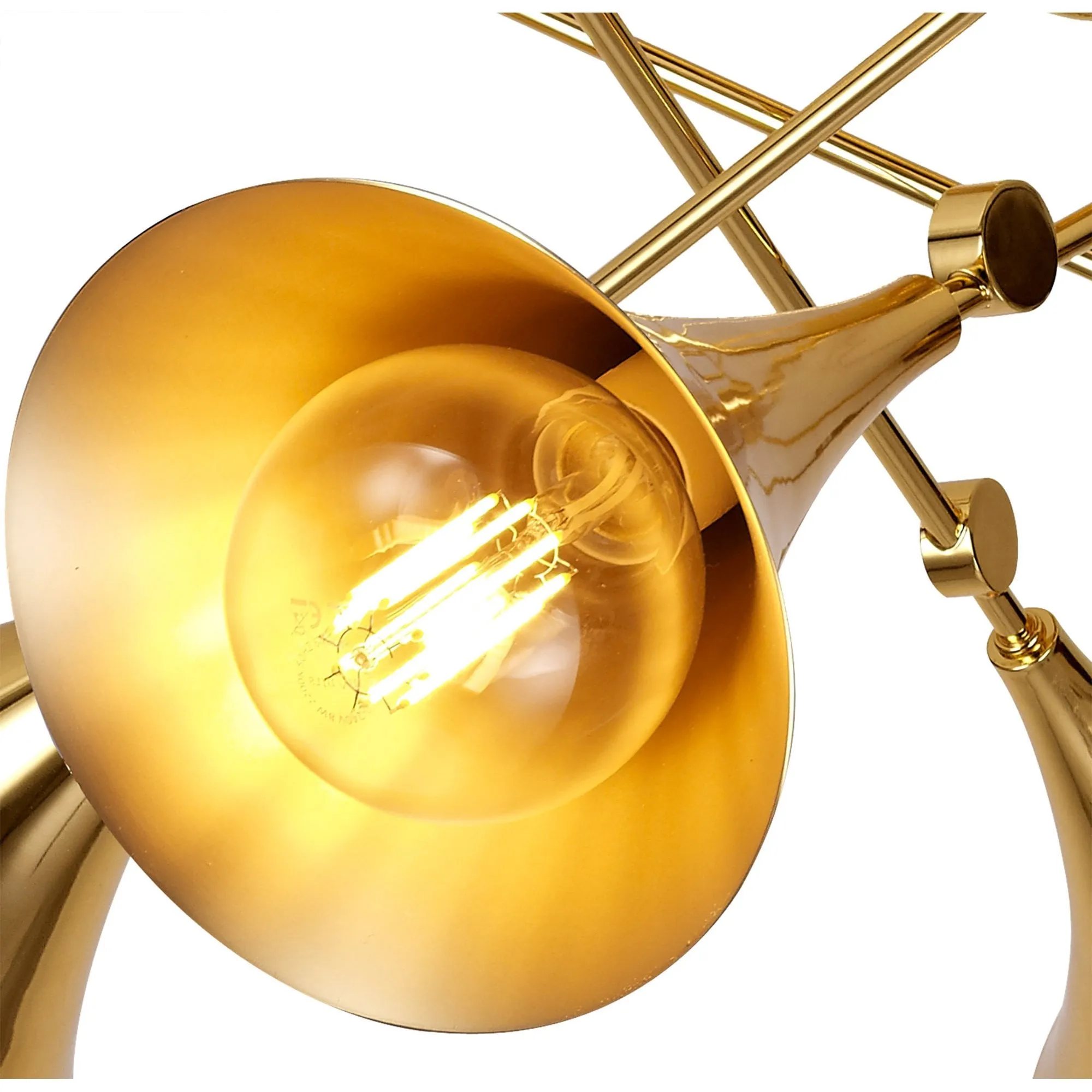 Mantra M5897 Jazz Oro Pendant 5 Light Polished Gold